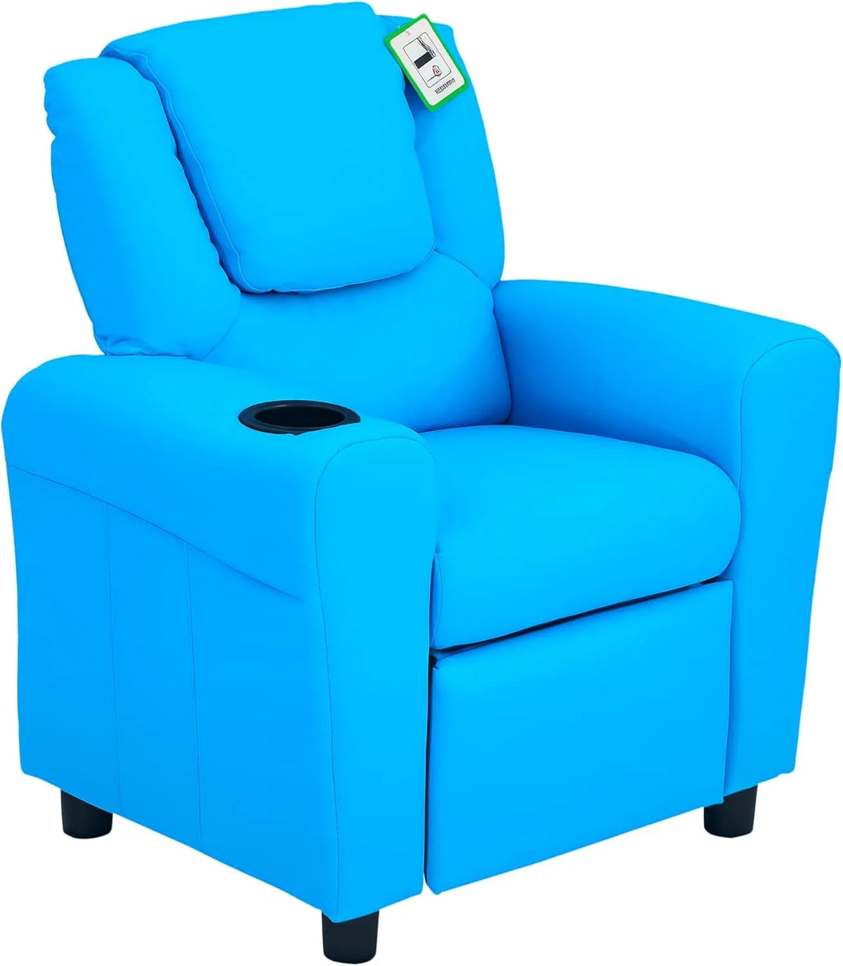 HOMCOM Sofa – 62 × 52 × 69 cm, 3-6 lat, niebieski