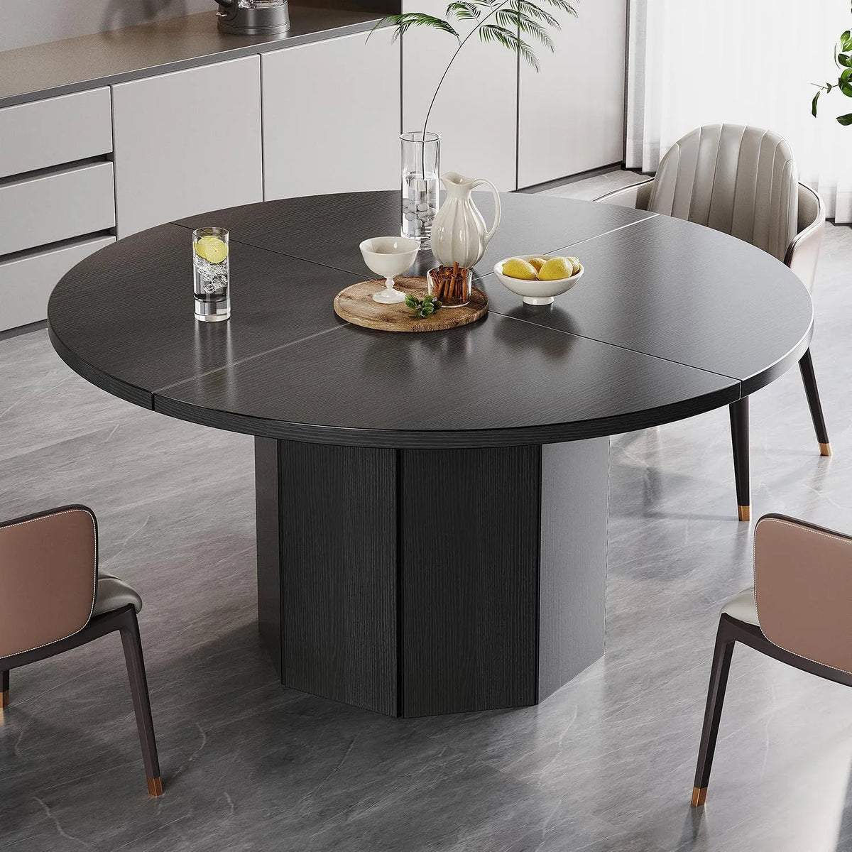 Biurko i stół komputerowy – z drewna, do użytku domowego, 120 cm, czarny, z metalu