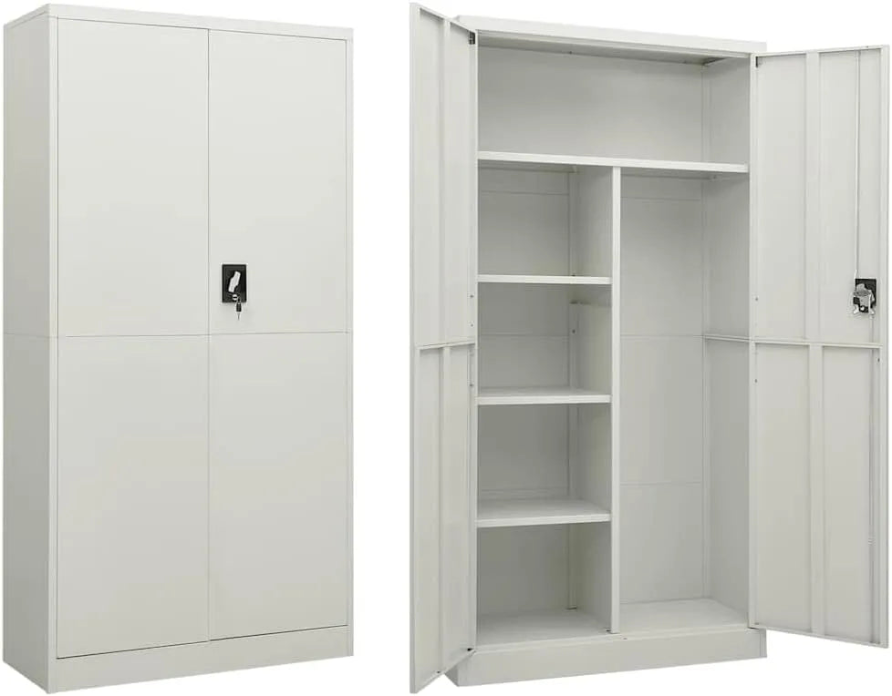 Szafa – zamykana na klucz, 90 × 40 × 180 cm, z metalu