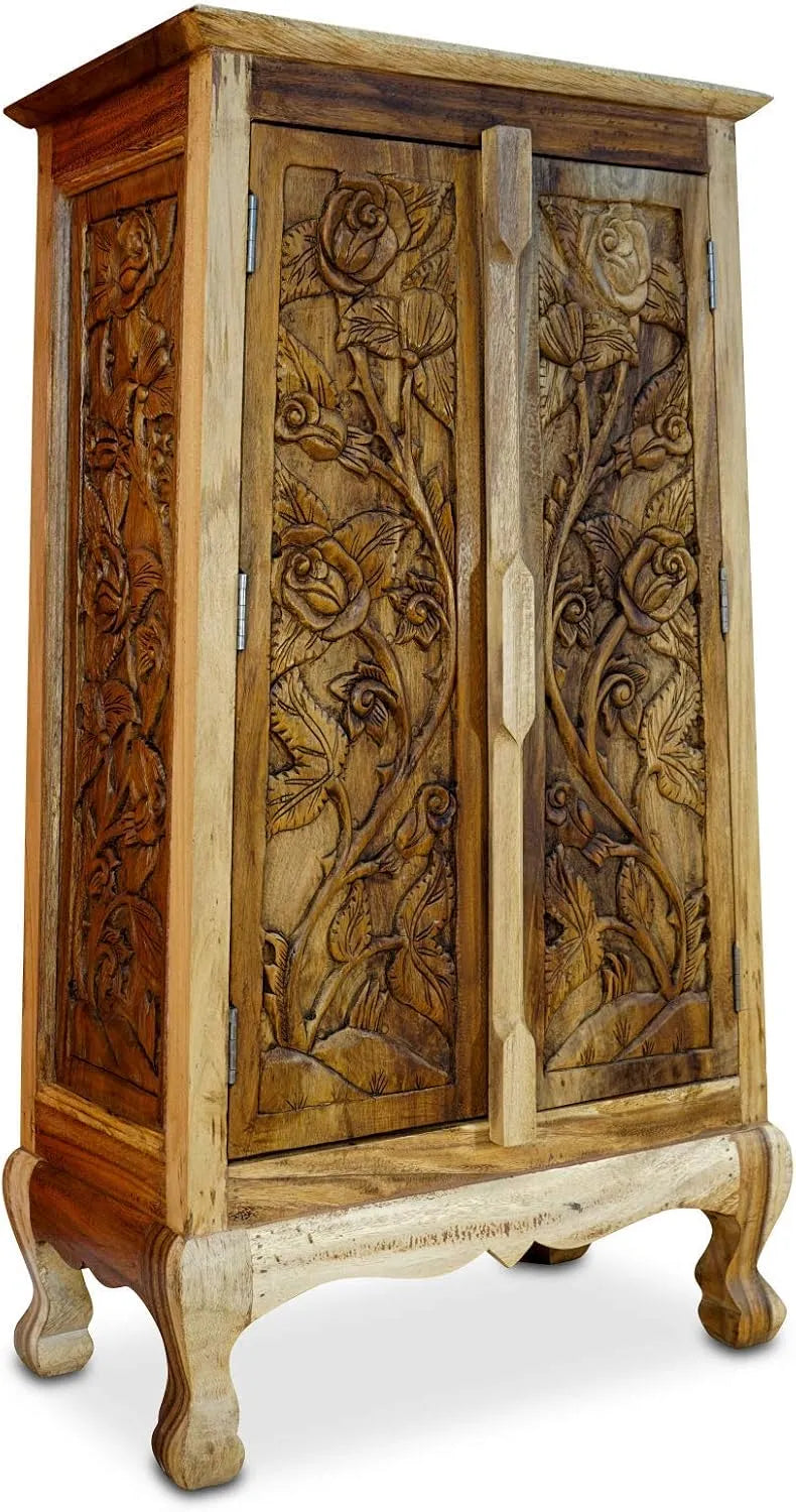 Szafa: SIAM, z drewna, z szafą, 100 × 57 cm
