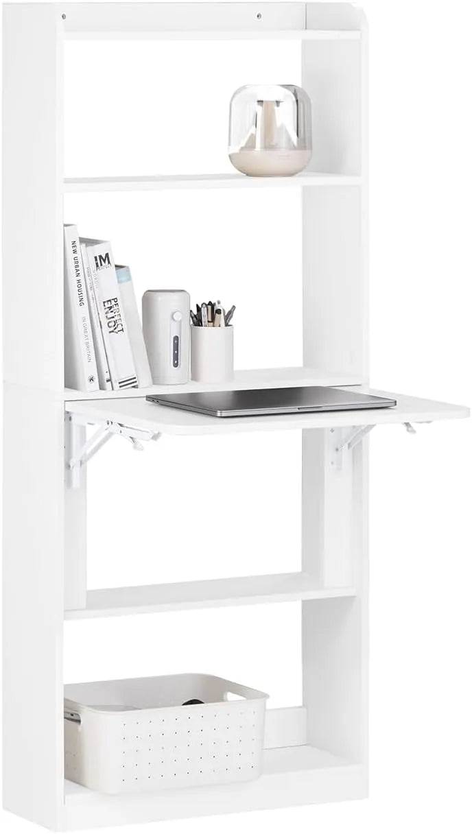 Biurko i stół komputerowy — FWT92-H-W, składana konstrukcja, 64 × 58 × 82 cm, SoBuy FWT92-H-W