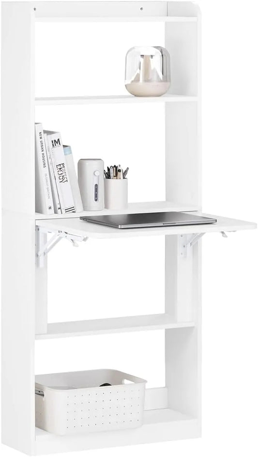 Biurko i stół komputerowy — FWT92-H-W, składana konstrukcja, 64 × 58 × 82 cm, SoBuy FWT92-H-W