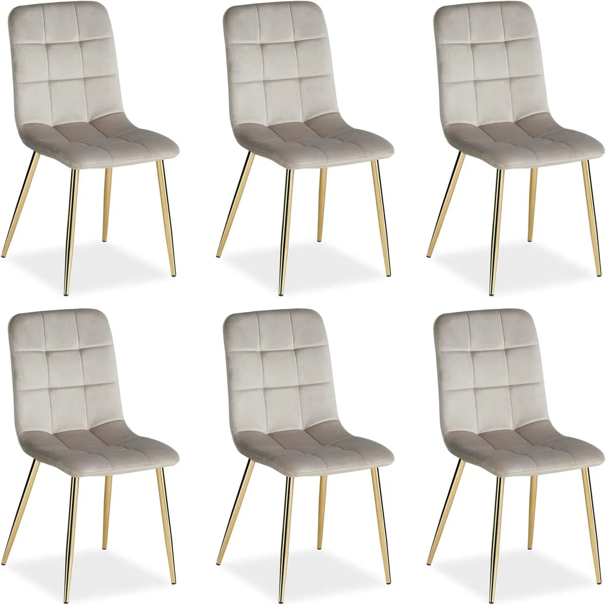 Homestyle4u 2335 — tapicerka aksamitna, beżowy