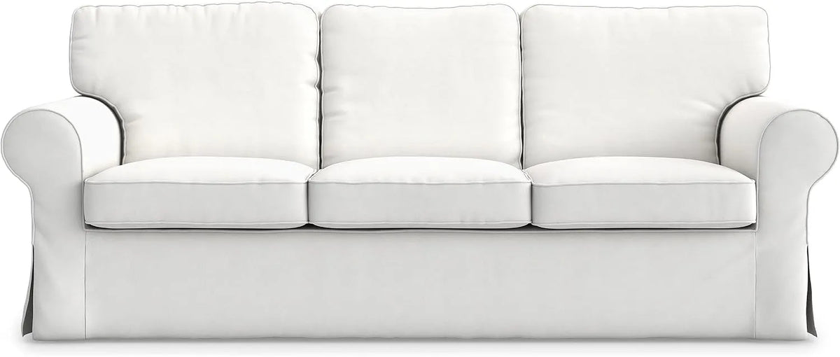 IKEA MASTERS OF COVERS Zamienny Pokrowiec na Sofę dla 3-Osobowej Kanapy — 218 cm, 88 cm, 73 cm, biały