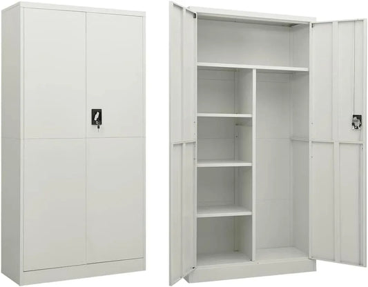 Szafa – zamykana na klucz, 90 × 40 × 180 cm, z metalu