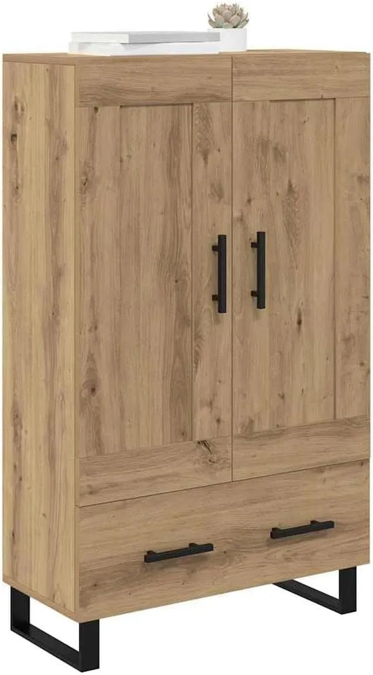 Komoda i szafka do przechowywania: z drewna, z szufladami, 69, 5 × 31 × 115 cm, z metalu