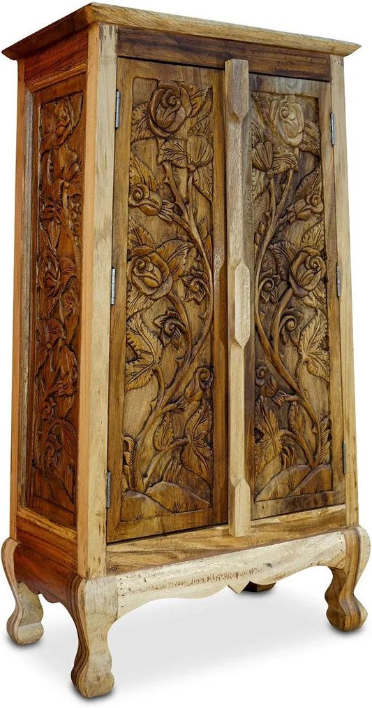 Szafa: SIAM, z drewna, z szafą, 100 × 57 cm