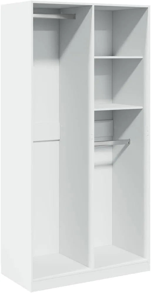 Szafa: z drewna, 100 × 50 × 200 cm, biały