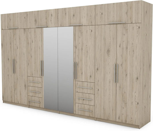 Szafa: z szufladami, obrotowy, 360 × 220 cm